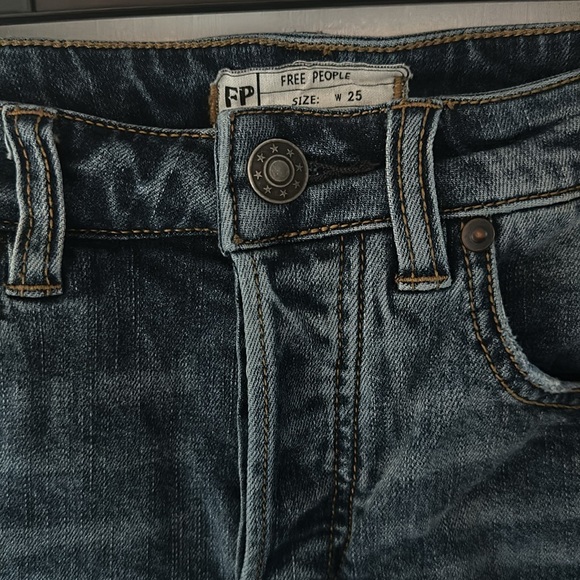 Free People Jean Shorts - Picture 2 of 5
